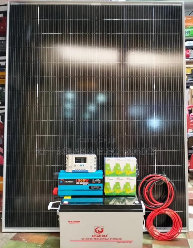 470w Solar - 200ah Battery - 1500w Inverter - 50a Controller Kit