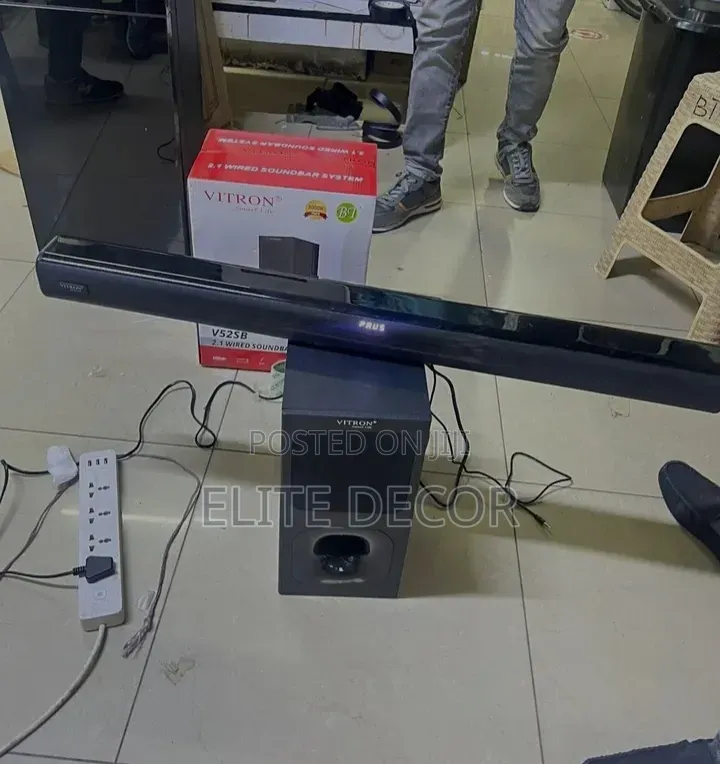 Title: Vitron V54sb 2.1ch Bluetooth Soundbar With Subwoofer, Fm Radio
