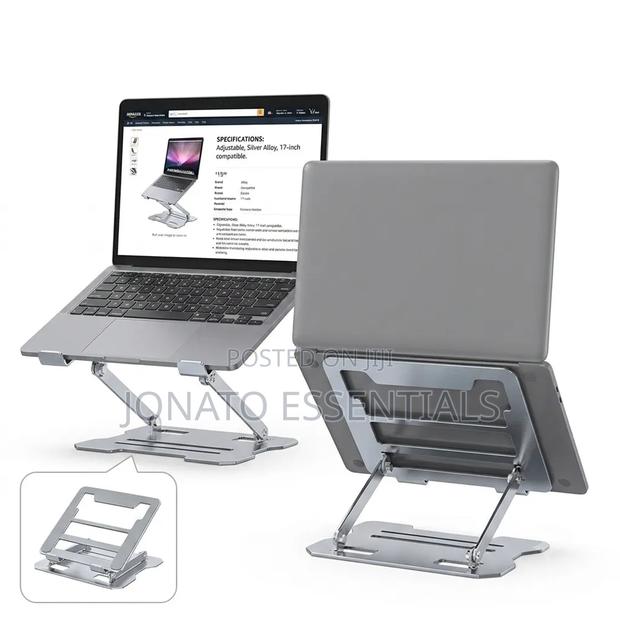 Adjustable Aluminum Laptop Stand - Ergonomic Notebook Holder