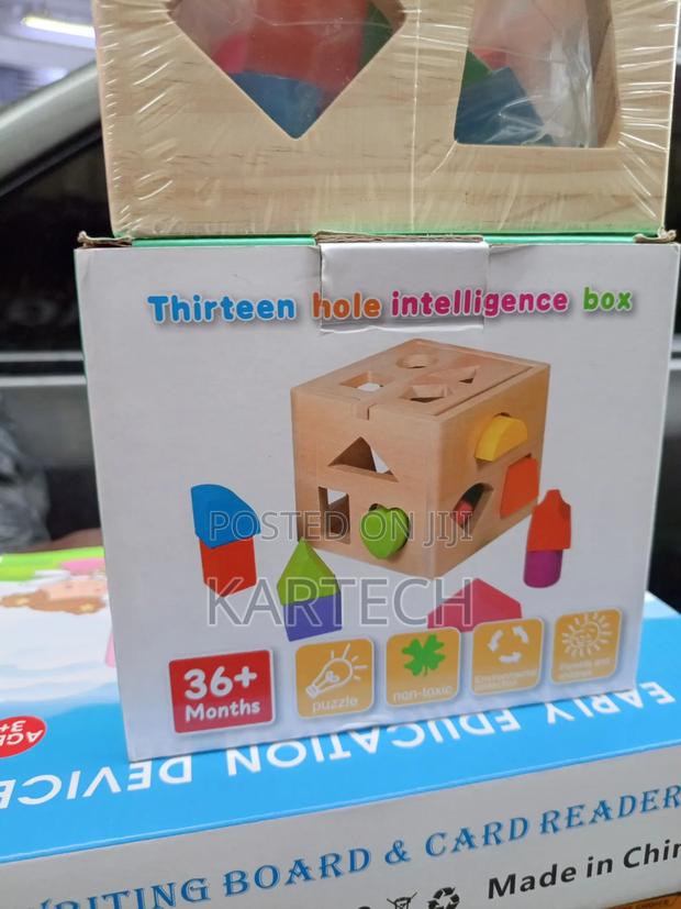 Intelligence Box Learning Toy With Colorful Blocks