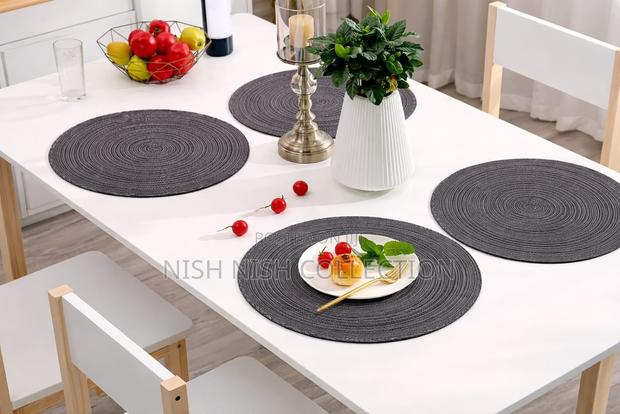 Elegant Round Woven Placemats