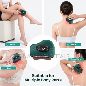 Electric Gua Sha Body Massager With Red Light Heat Therapy