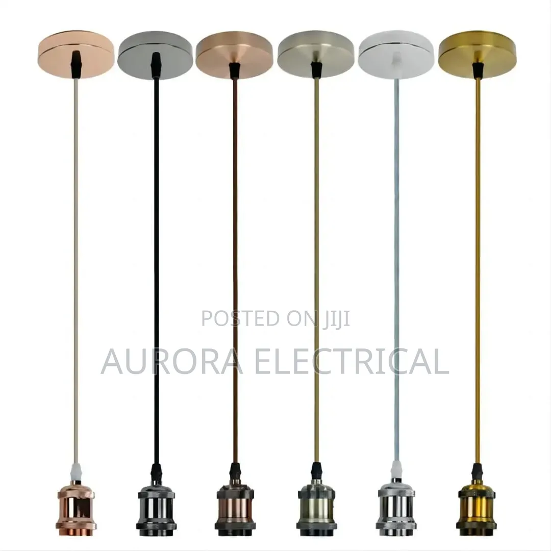 Metallic Pendant Light.