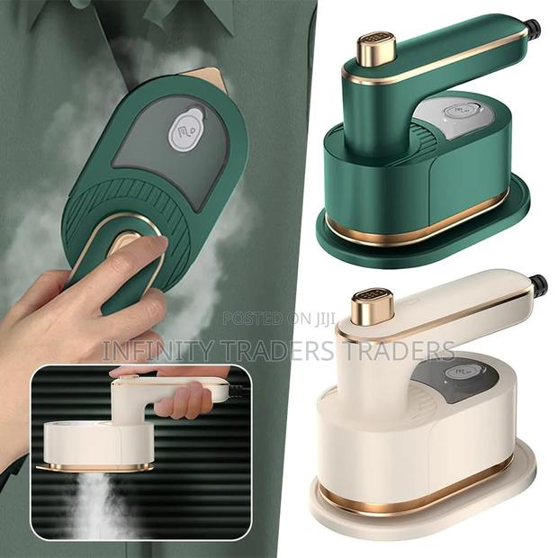 Rotating Handle Steam Electric Mini Iron Box - thumbnail 2