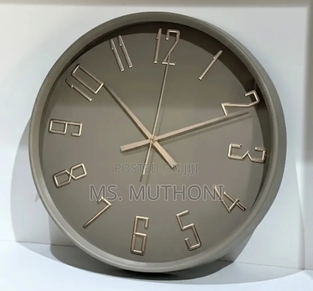 30cm Modern Round Wall Clock 