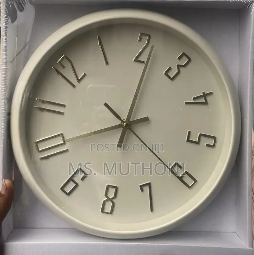 30cm Modern Round Wall Clock 