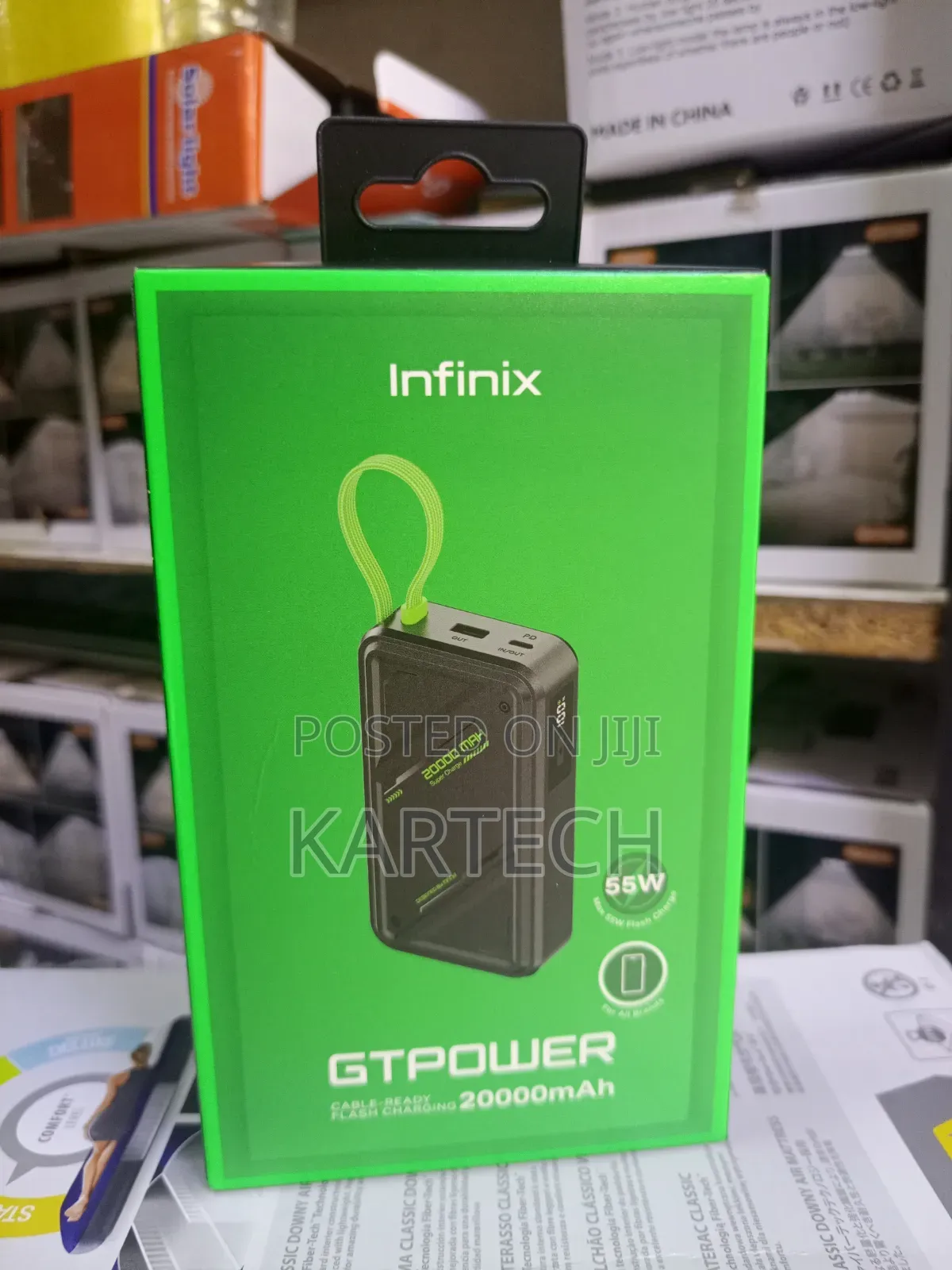 Infinix Gtpower *55w* Xp20gt 20000mah Flash Charge Laptop Power Bank