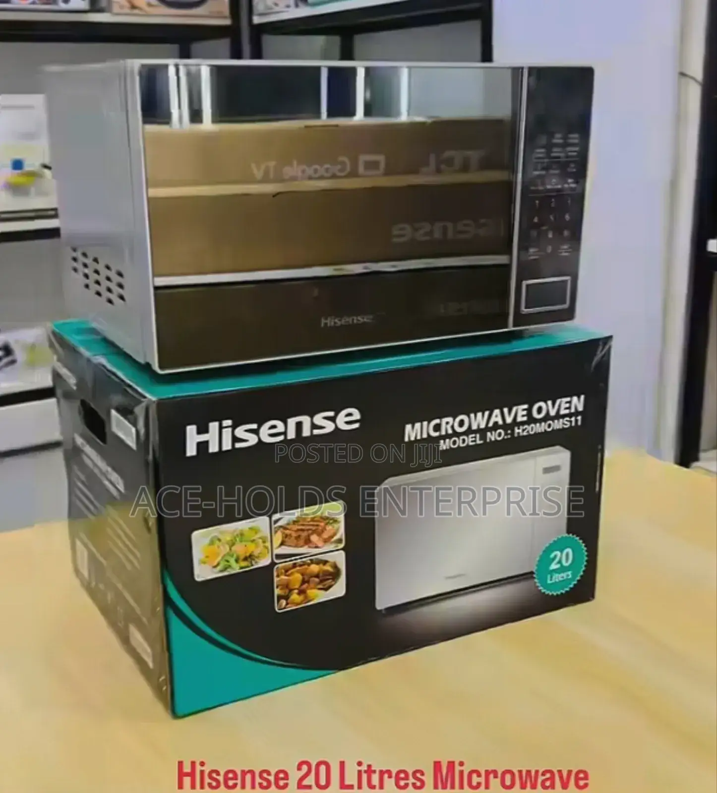 Hisense 20 Litres Silver Microwave Oven - 700w