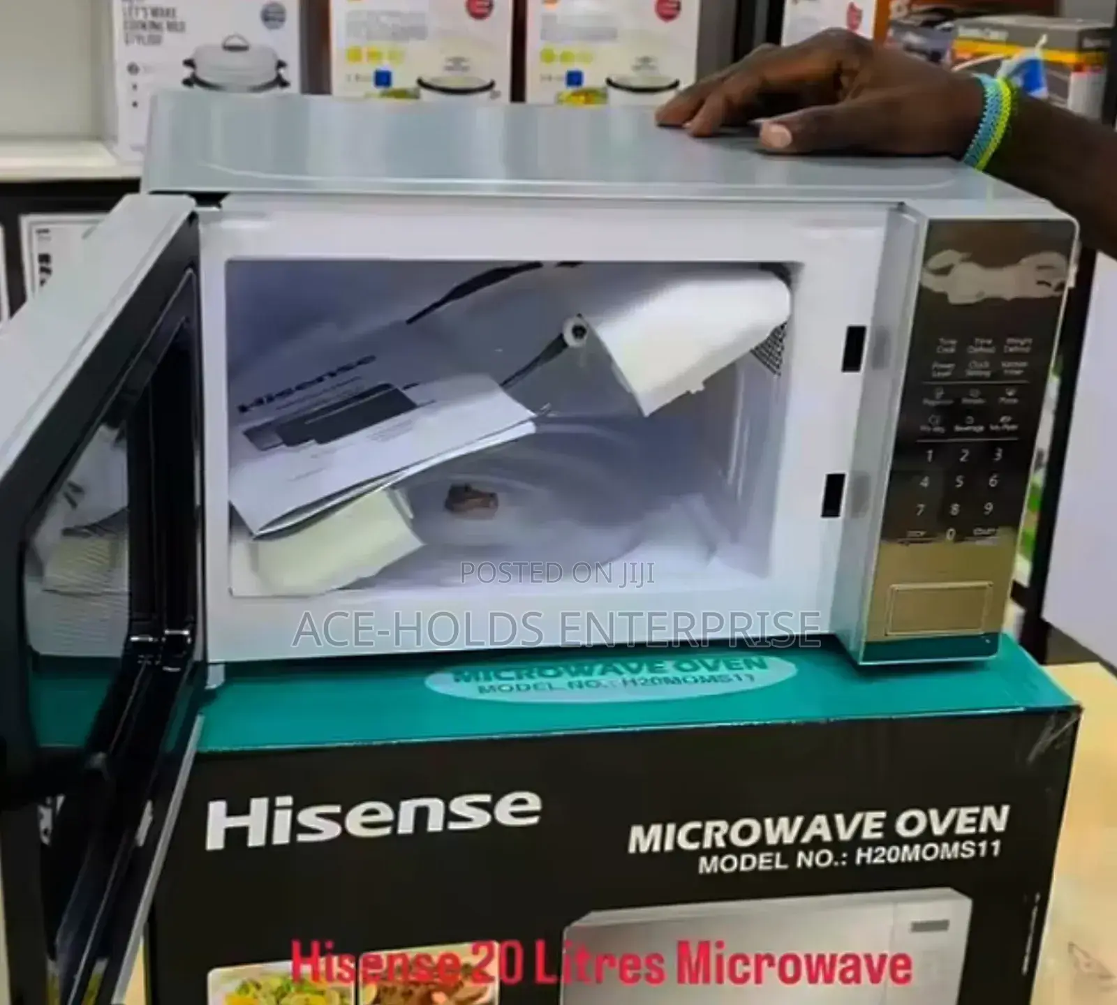 Hisense 20 Litres Silver Microwave Oven - 700w