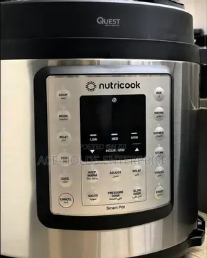 Nutricook Electric Pressure Cooker Litres - Stainless Steel Pot