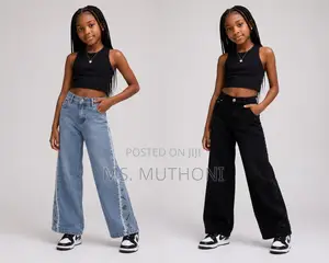 Girls Wide Leg Jeans 6-18 Yrs