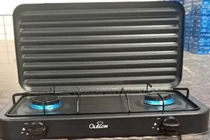 Olelon Stove Cooker With Cover Lid - 2 Gas Burners