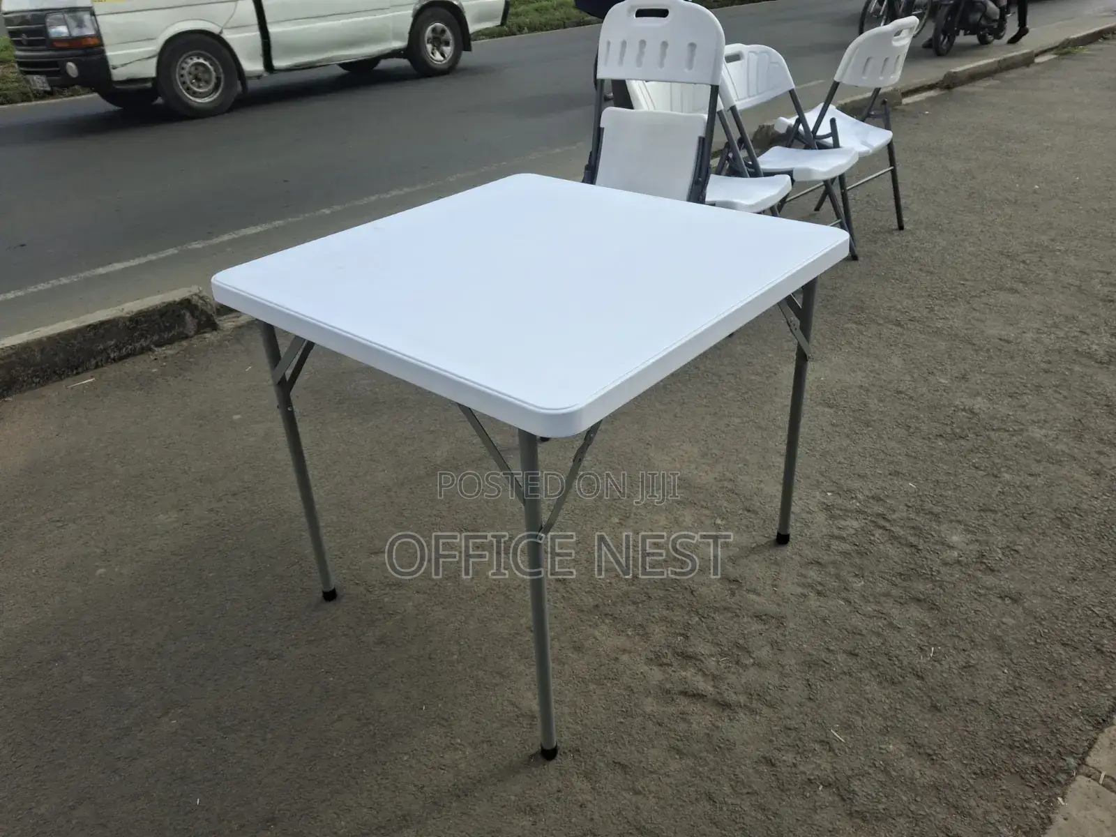 1m Square Foldable Table