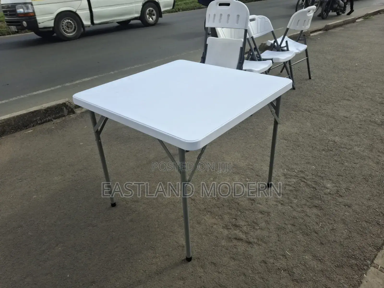 1m Square Foldable Table