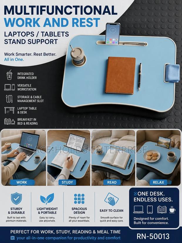 Multifunctional Work and Rest Laptops/Tablets Stand Support - Rn-50013 - main view