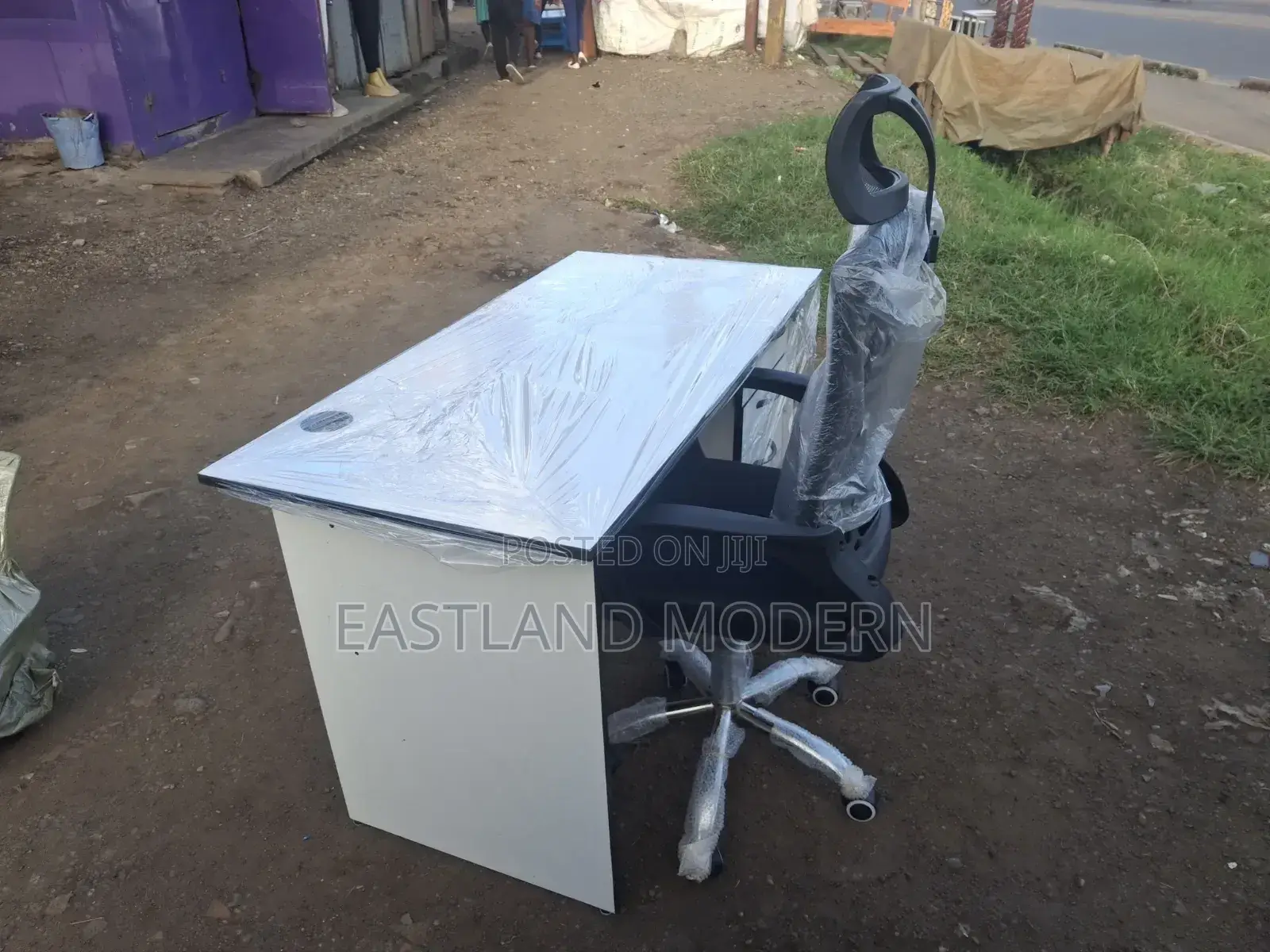 1.2m Home Computer Desk and Chair Combined