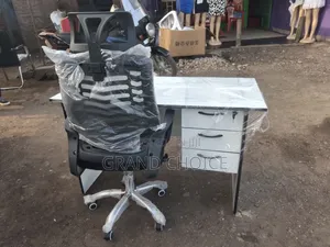 1.2m Home Computer Desk and Chair Combined