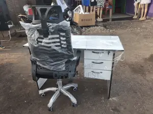 1.2m Home Computer Desk and Chair Combined