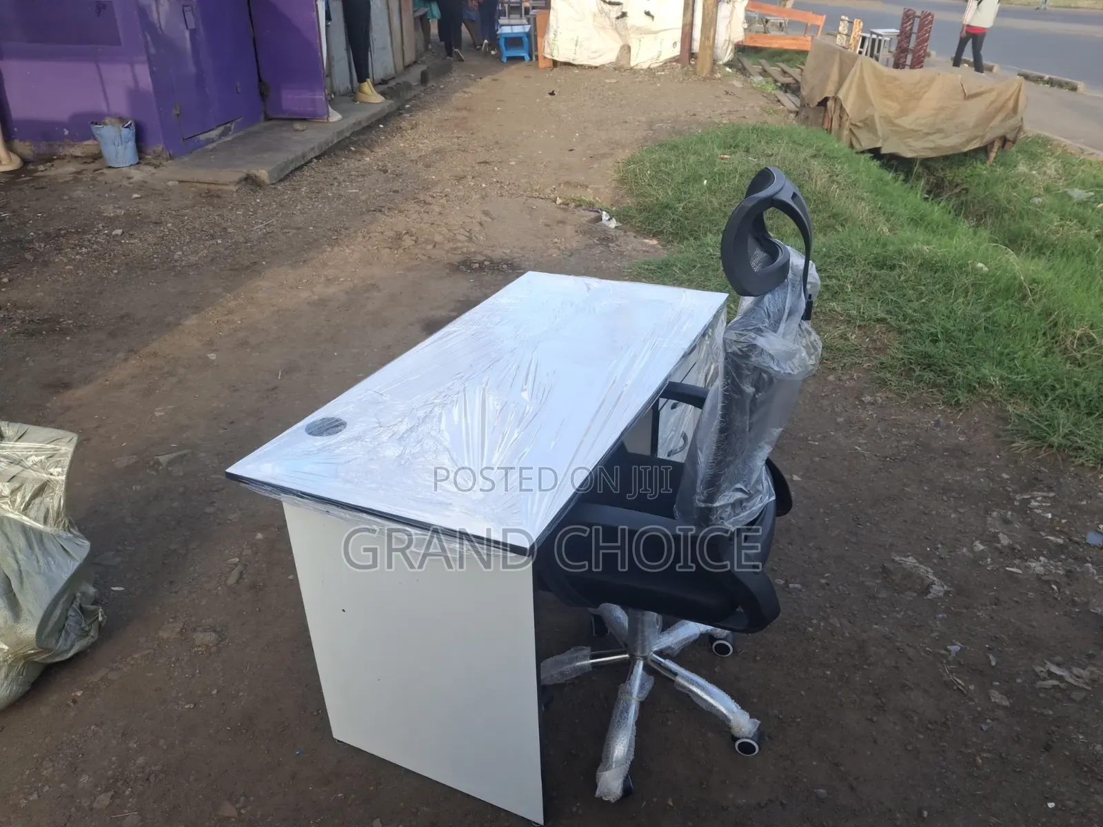 1.2m Home Computer Desk and Chair Combined