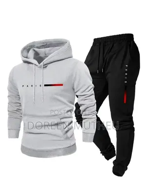 Paris Unisex Tracksuit - Premium Two Piece Casual Sportswear Set