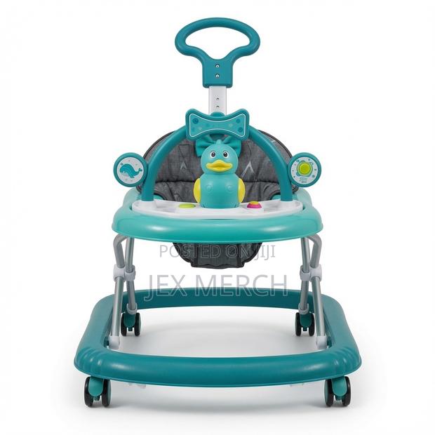 Baby Walker With Adjustable Height and Round Base