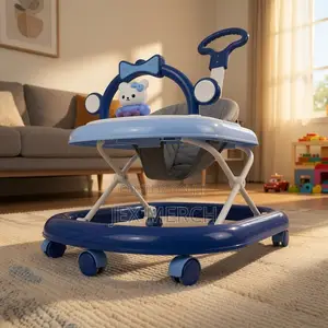 Blue Baby Walker : Multifunctional