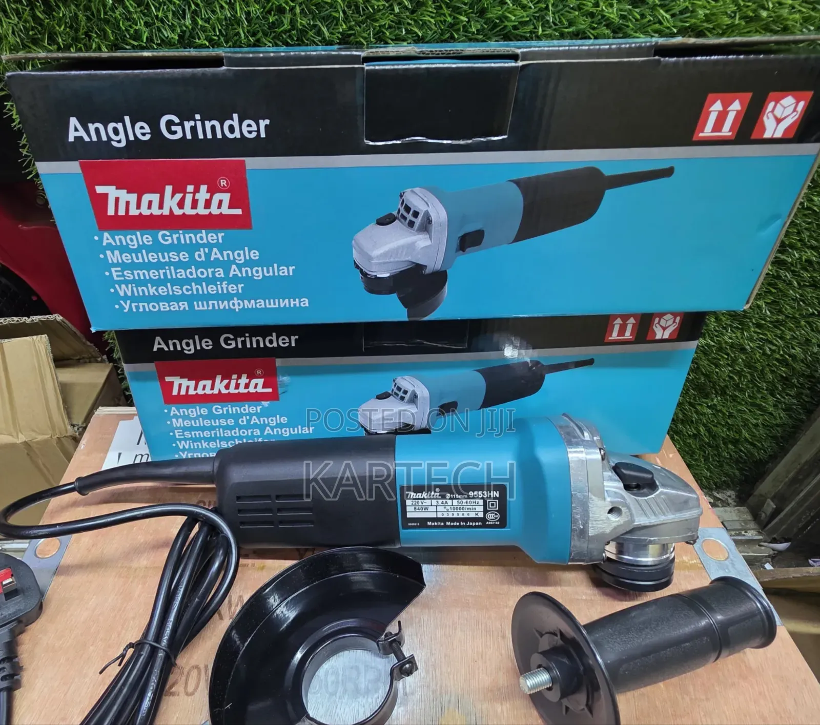 Makita 4-Inch (100mm) Electric Corded Angle Grinder