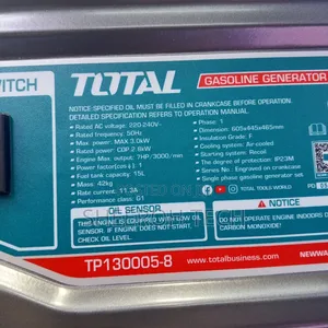Gasoline Generator 3kva/Total Generator
