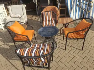 Balcon Rattan Chair and Table Set