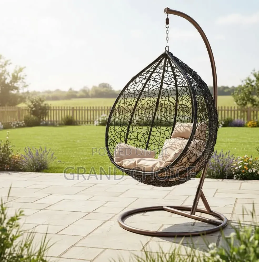 Modern Hammock Swing Chair With Rattan