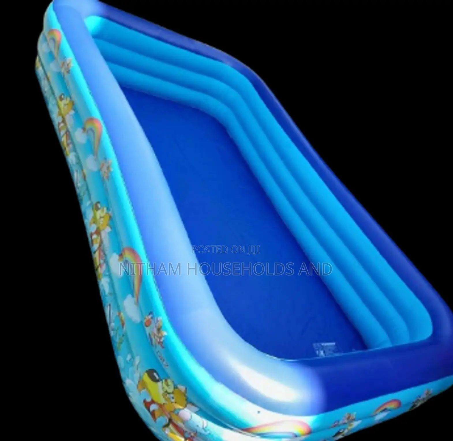 300cm by 180cm Rectangular Inflatable Swimming Pool