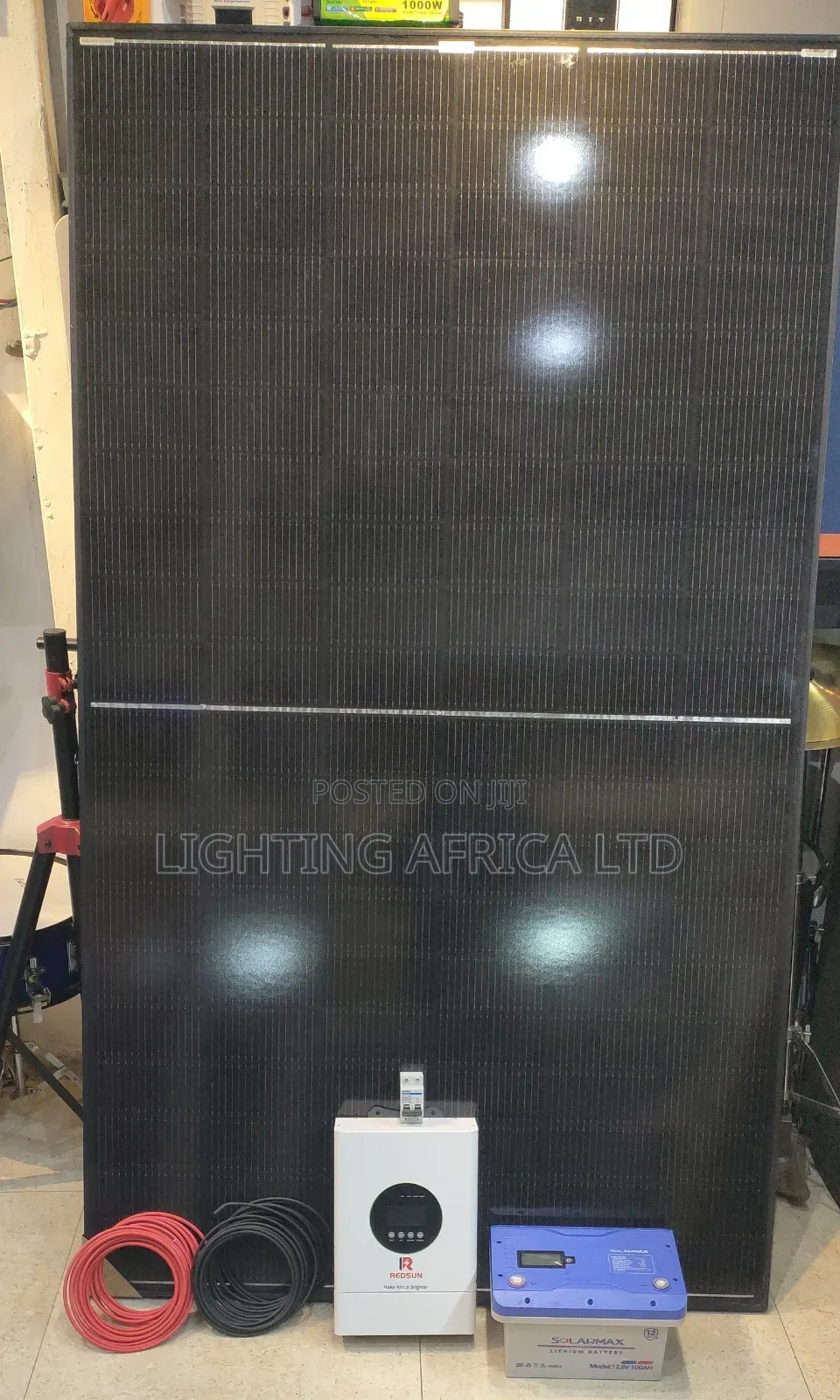 1.2kw Inverter - 200ah Lithium Battery - (2)460w Solar - Installation