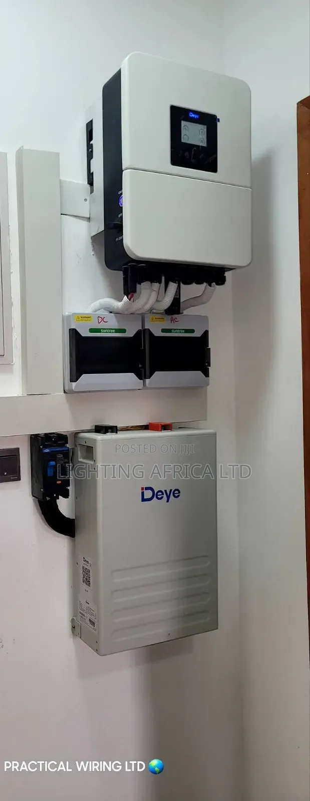 Deye 6kva Inverter - Deye 5.12kwh Lithium - (6)615 Watts Solar Package