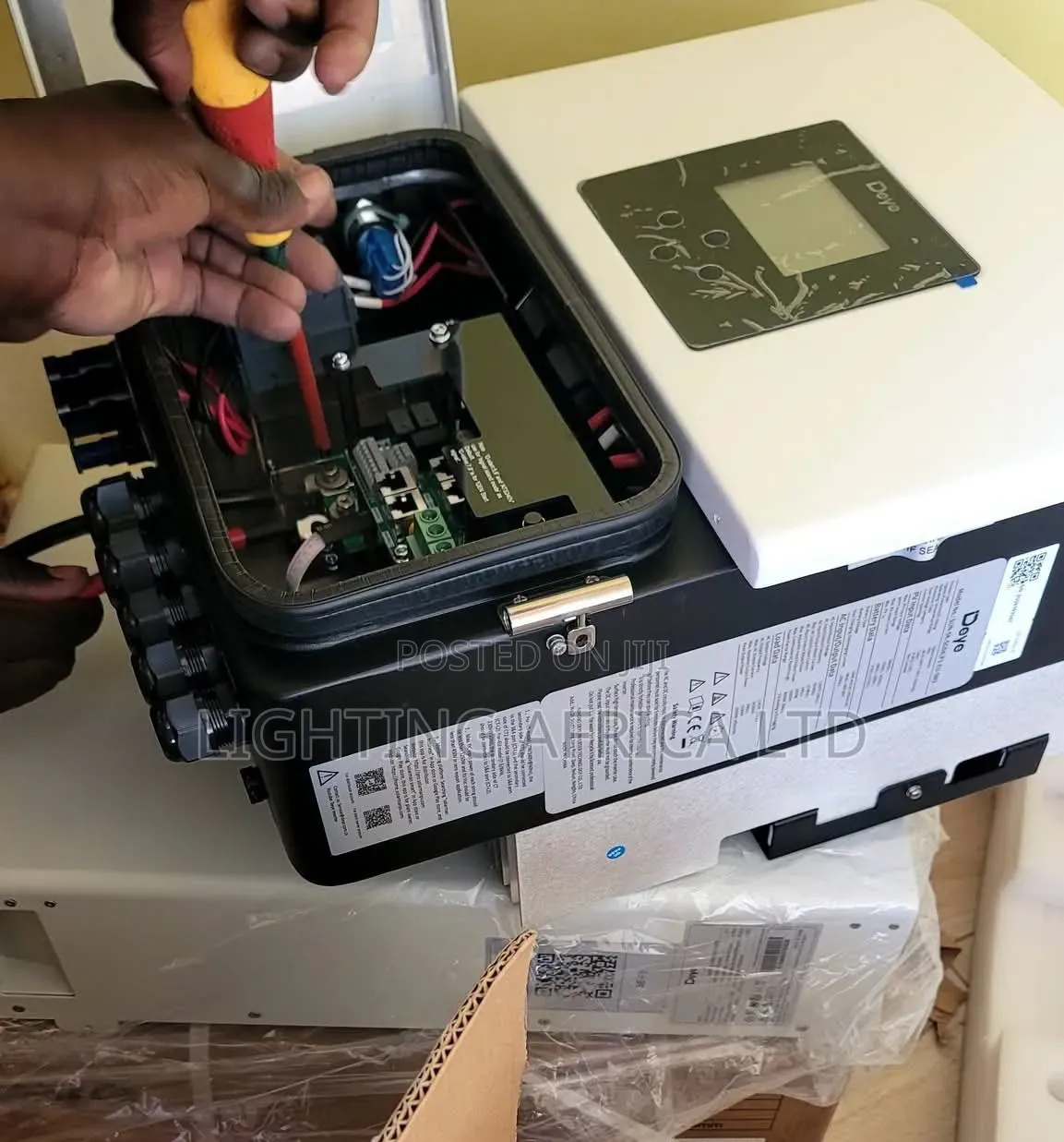 Deye 6kva Inverter - Deye 5.12kwh Lithium - (6)615 Watts Solar Package
