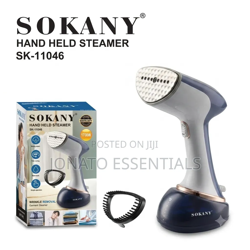 Sokany Handheld Garment Steamer 1700w Clothes Iron Box