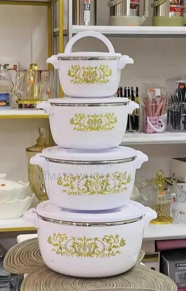 *4pcs Casserole Insulated Hotpots
1000ml
2000ml
4000ml
6000ml