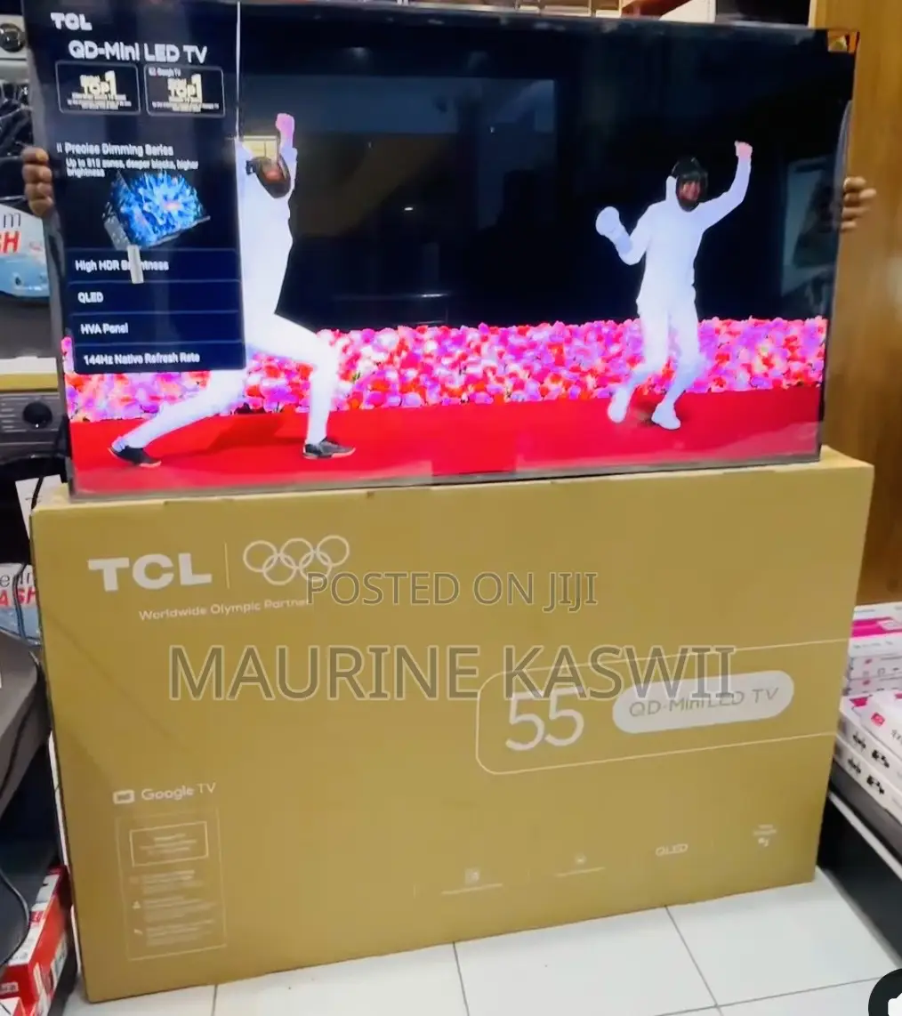 TCL 55”Qd Miniled Google Frameless-55c6k