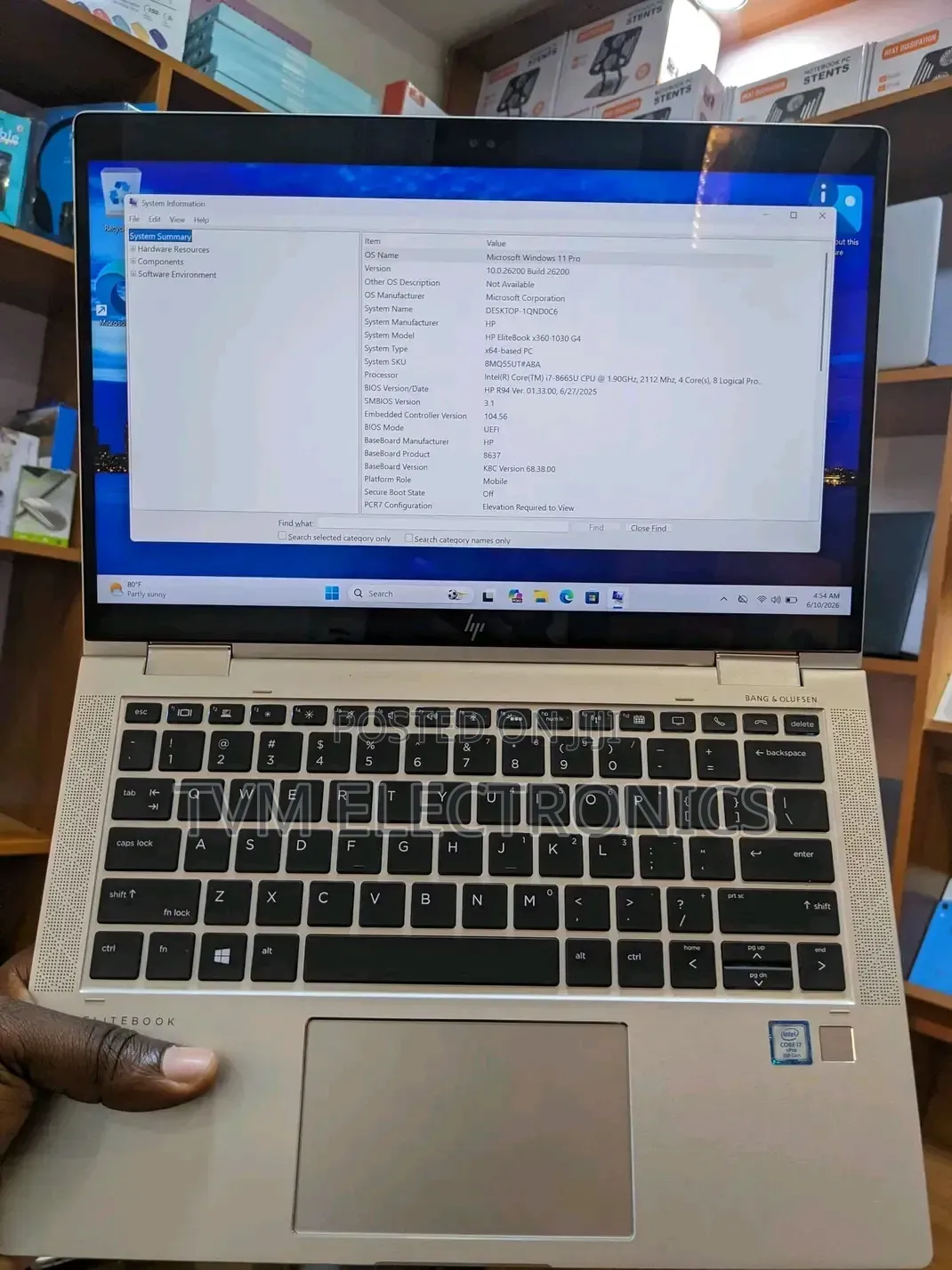 Laptop HP EliteBook x360 1030 G4 16GB Intel Core i7 SSD 512GB