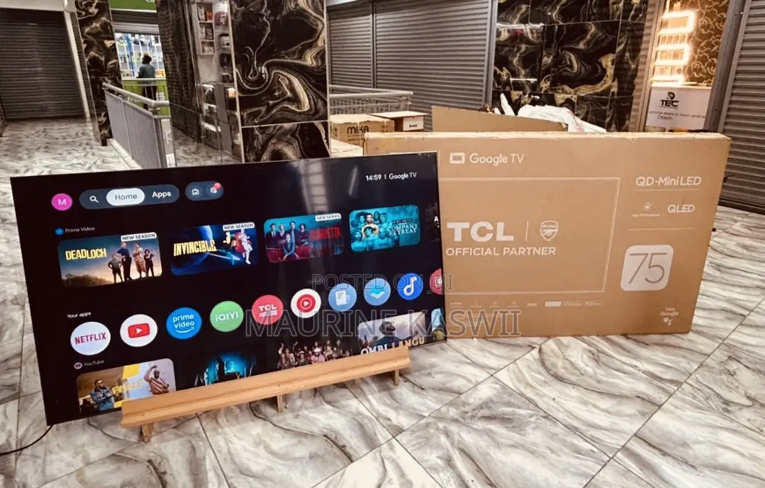 TCL 75c6k 75 Inch Premium Qd-Mini Led Tv 2025 Onkyo 2.1 Uhd 144hz
