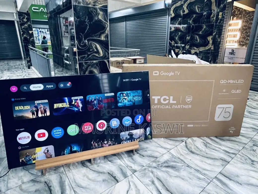 TCL 75c6k 75 Inch Premium Qd-Mini Led Tv 2025 Onkyo 2.1 Uhd 144hz