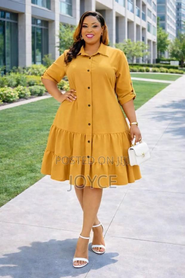 Buttoned Shirt Dress - thumbnail 2