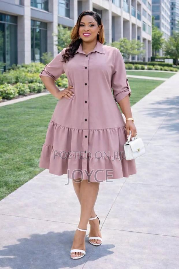 Buttoned Shirt Dress - thumbnail 5