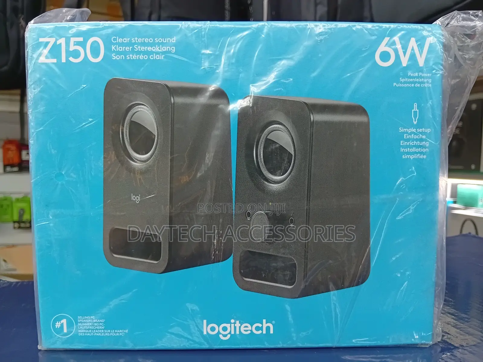 These Are Logitech Z150 Speakers Featuring a Compact 6w Power Output