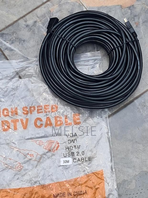 30 Meter Hdmi Cable For Tv, Monitor, Projector Pc