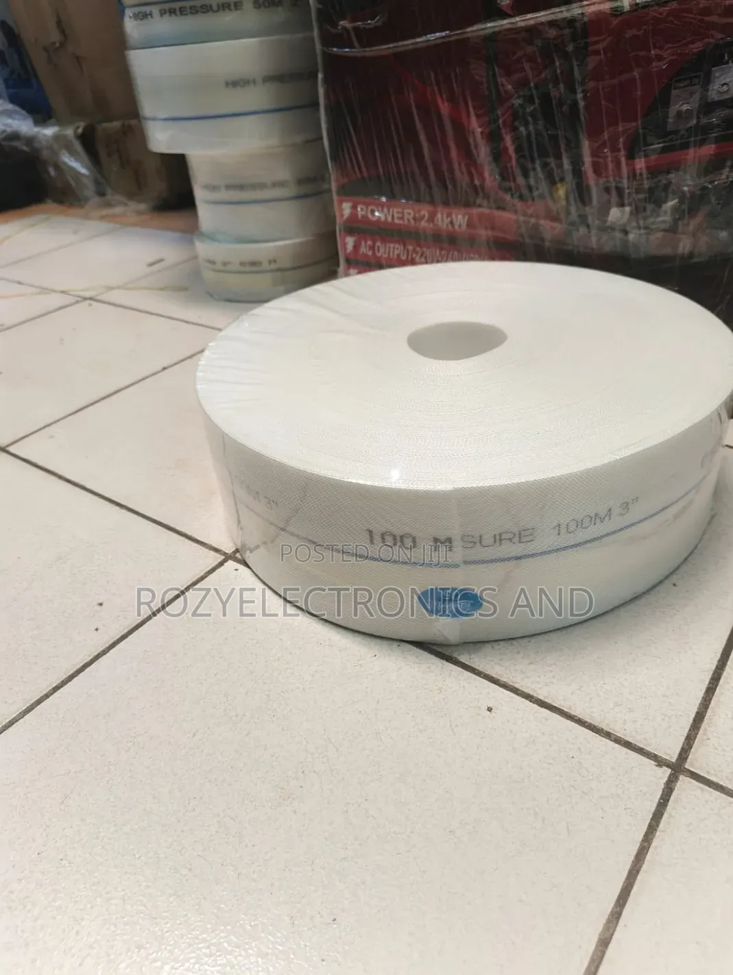 3" by 100 M Canvas Delivery Pipe