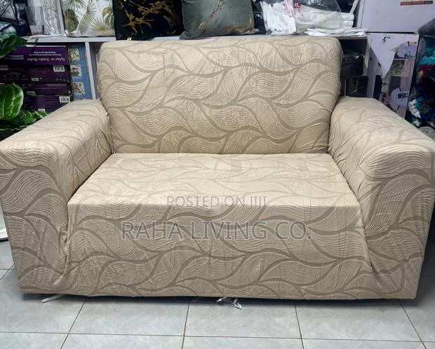 New Damask Stretchable Sofa Seat Covers | All Sizes - thumbnail 8