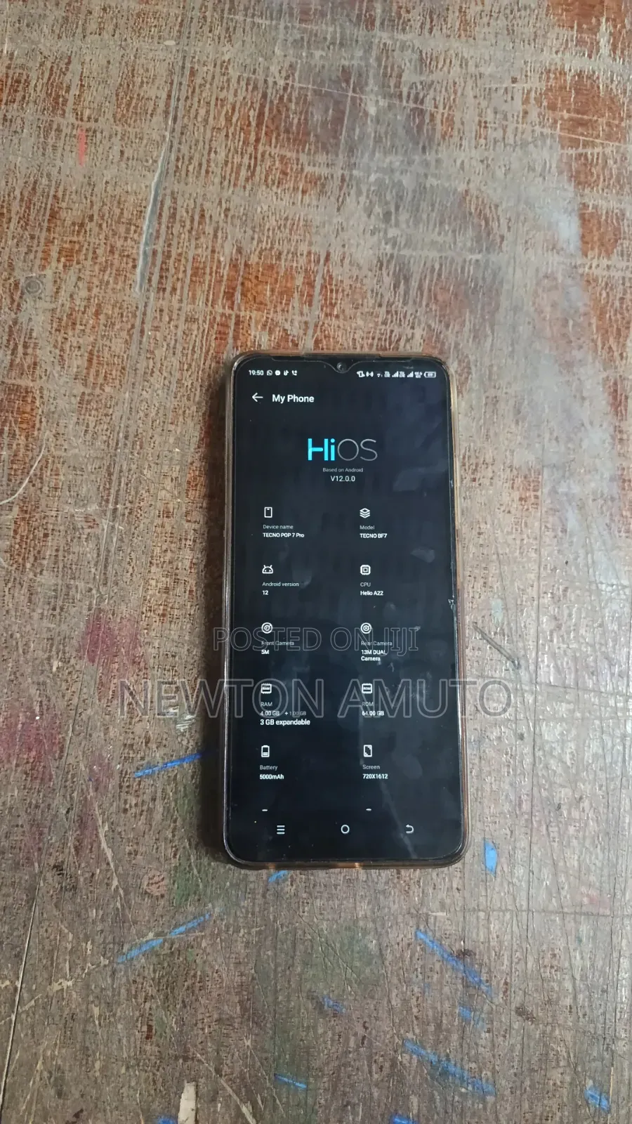 Tecno Pop 7 64 GB Blue