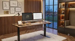 Office Desk; 1.2 Meter Adjustable Ergonomic Electric Space Office Desk