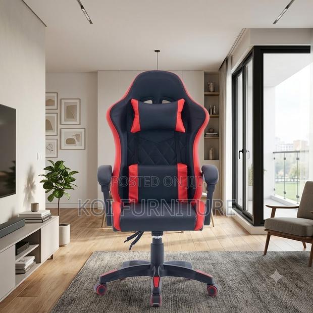 Office Chairs; Fabric Adjustable Office Gaming Chair - thumbnail 5