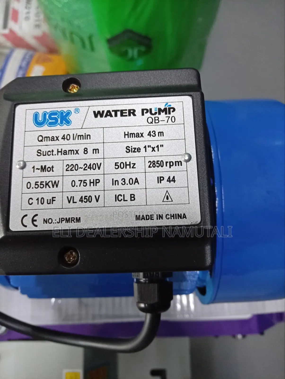Powerful Usk Qb-70 Water Pump – Fast Tank Filling